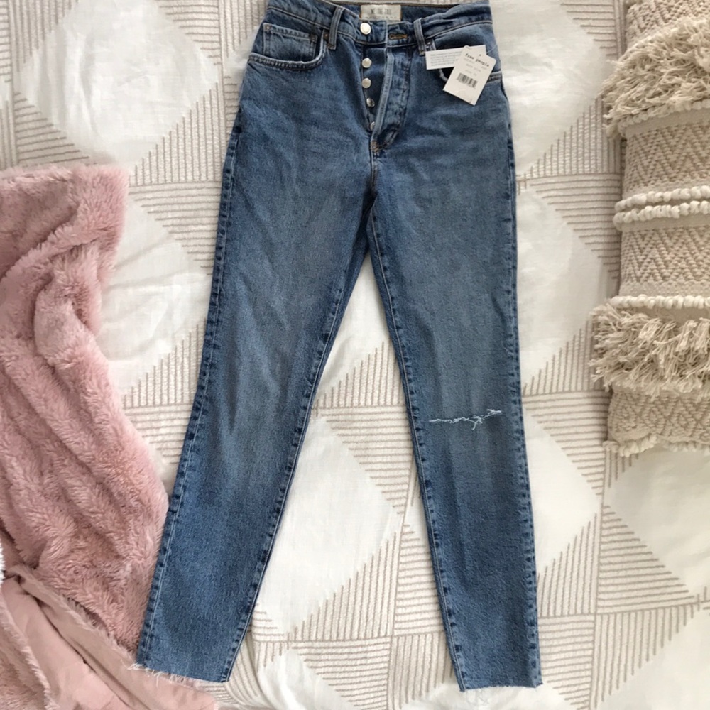 Free People High Waisted Jeans